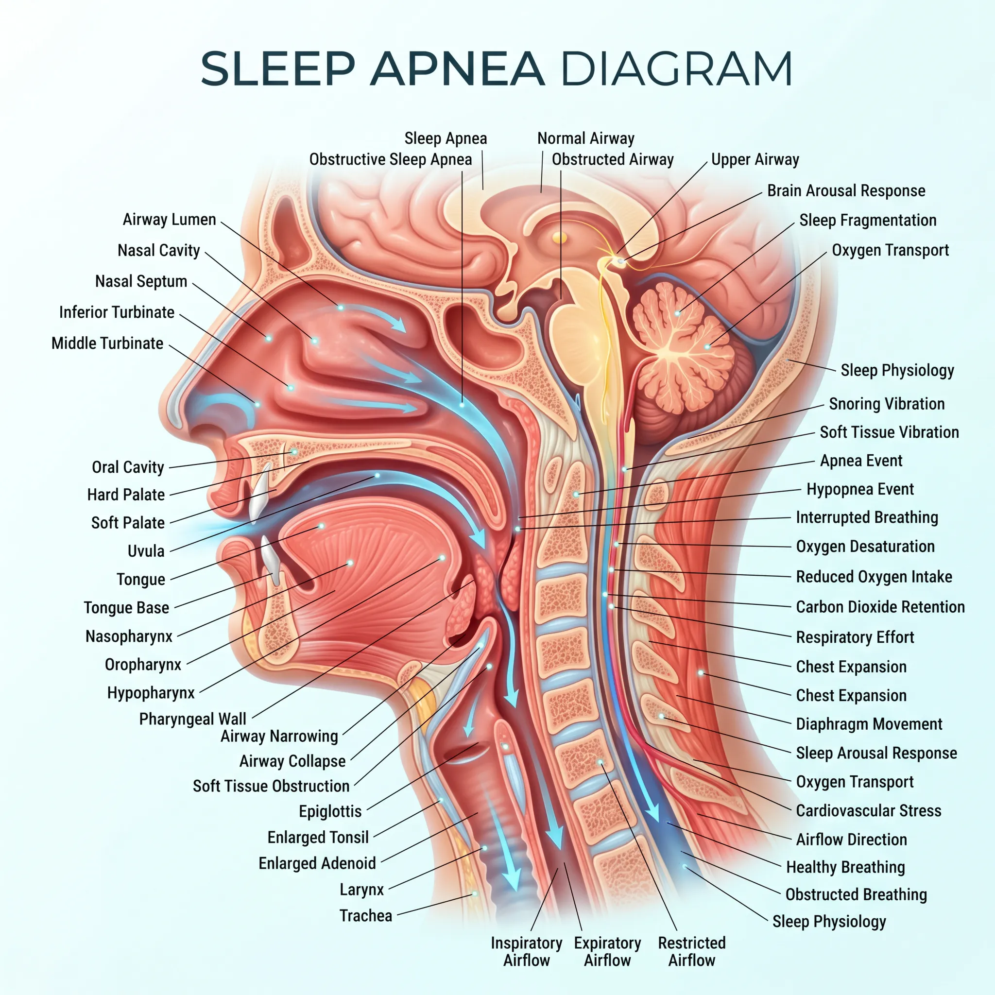 sleep apnea diagram